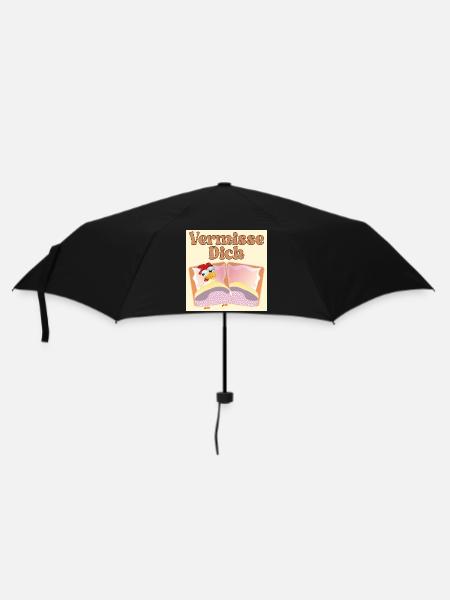 Vermisse Dich - Fernbeziehung - Regenschirm (klein) - Schwarz