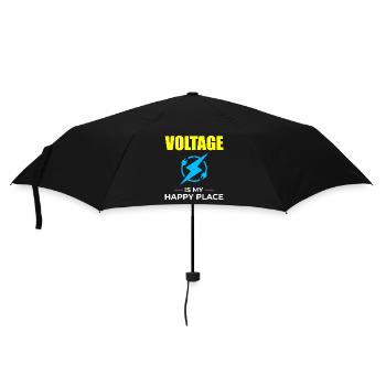 Electrician Humor Electrical Technician Engineer - Umbrella (small) - black - Front