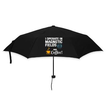 Electrician Humor Electrical Technician Coffee - Umbrella (small) - black - Front