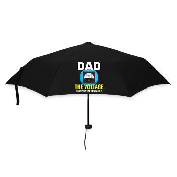Electrician Dad Electrical Technician Engineer - Umbrella (small) - black - Front