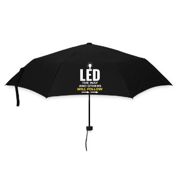Electrician: LED the Way, Inspire Others - Umbrella (small) - black - Front