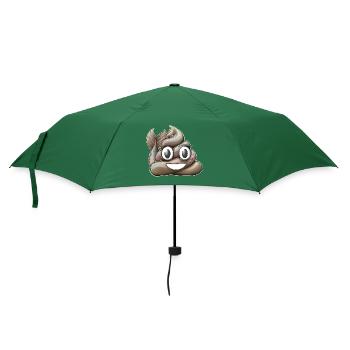 Mermaid pile off poo - Umbrella (small) - bottlegreen - Front