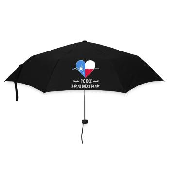 Somalia and Poland 100% friendship - Umbrella (small) - black - Front