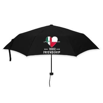 Mexico and Poland 100% friendship - Umbrella (small) - black - Front
