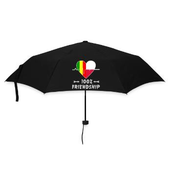 100 % amitié entre le Mali et la Pologne - Parapluie standard - noir - Devant