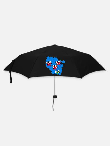 Région Lorraine - Parapluie standard - noir