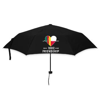 100 % amitié entre le Cameroun et la Pologne - Parapluie standard - noir - Devant