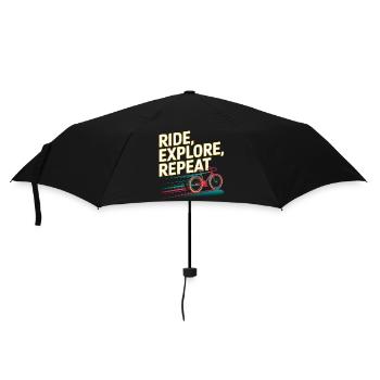 Ride Explore Repeat - Parapluie standard - noir - Devant