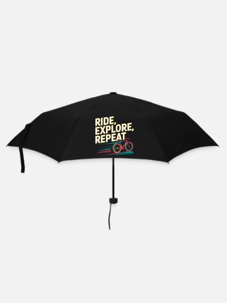 Ride Explore Repeat - Umbrella (small) - black