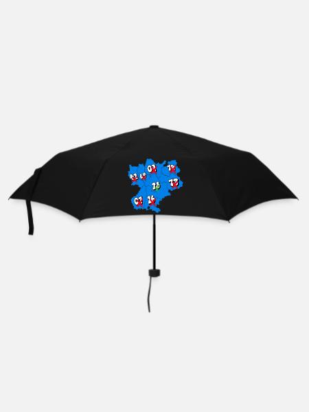 Région Rhône-Alpes - Parapluie standard - noir