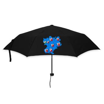 Région Rhône-Alpes - Parapluie standard - noir - Devant