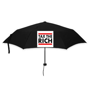 Tax the rich - Parapluie standard - noir - Devant