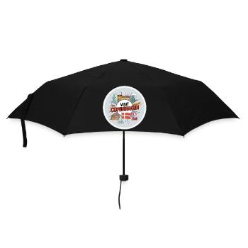 Visit Copenhagen Visit Copenhagen Denmark Love - Umbrella (small) - black - Front