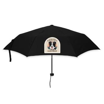 Border Collie chien reflet de mon maître - Parapluie standard - noir - Devant