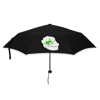 Grenouille tropicale Réunion - Parapluie standard - noir - Devant