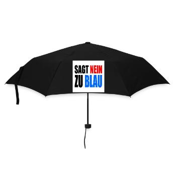 dit non au bleu - Parapluie standard - noir - Devant
