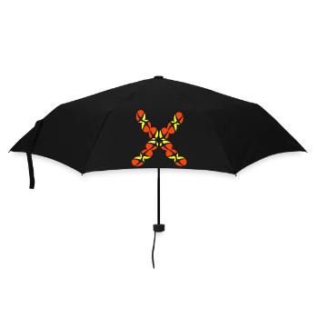 X - Umbrella (small) - black - Front