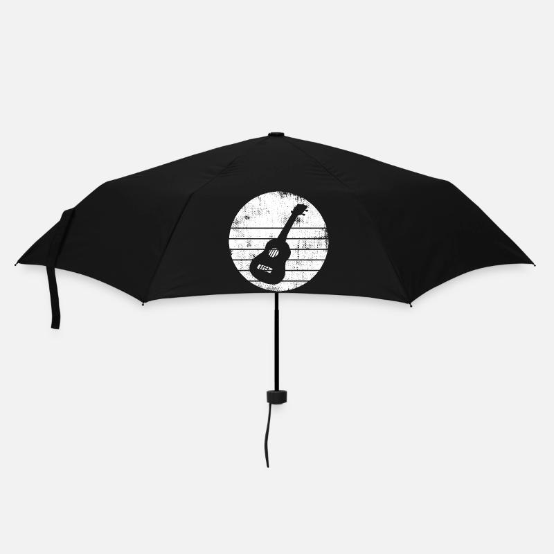 Ukulele Zeichnung - Regenschirm (klein) - Schwarz