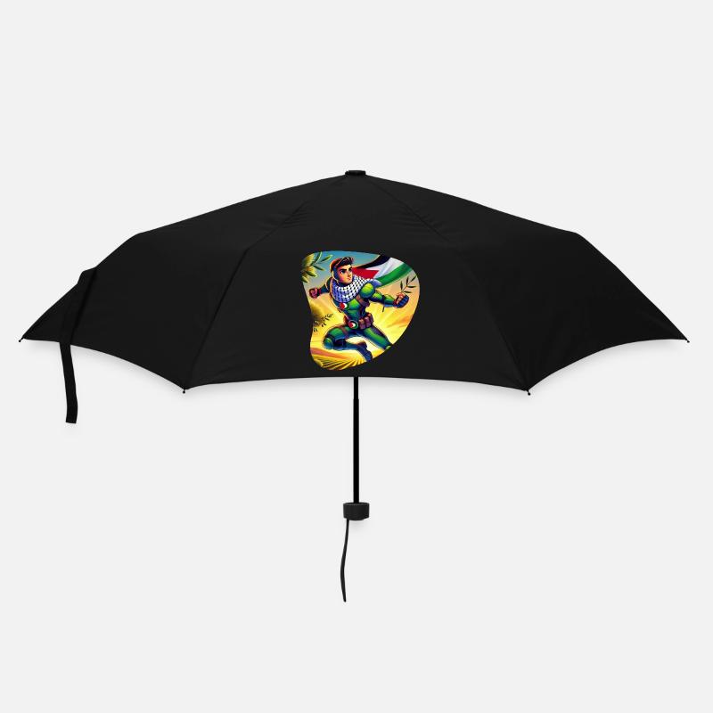 Falastin Hero - Regenschirm (klein) - Schwarz