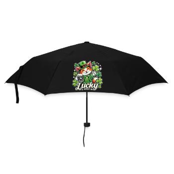 Saint-Patrick Leprechaun Cat Happy - Parapluie standard - noir - Devant