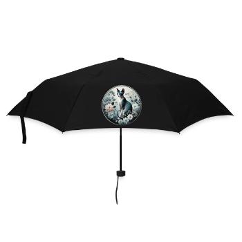 Princesse Sphynx chat parmi les fleurs - Parapluie standard - noir - Devant
