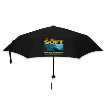 Staying Soft – Power in Gentleness - Umbrella (small) - black - Front