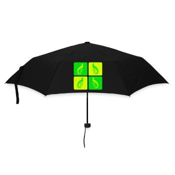 Faisan élégant – la nature rencontre l’art - Parapluie standard - noir - Devant