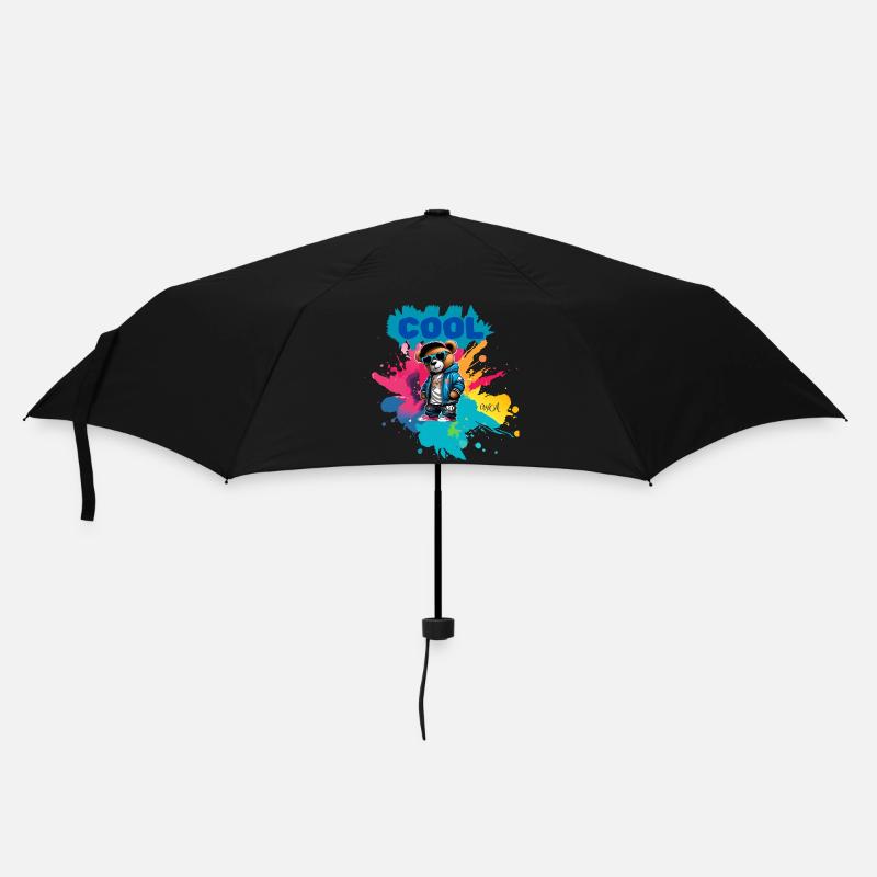 Nounours COOL - Parapluie standard - noir