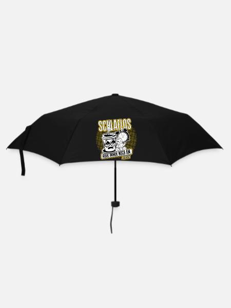 Schlaflos, aber funktionierend! - Regenschirm (klein) - Schwarz