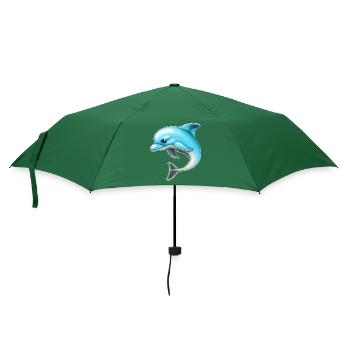Dolphin - Umbrella (small) - bottlegreen - Front
