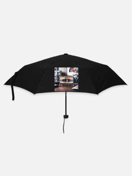 Années 80 - Parapluie standard - noir