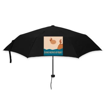Bonnes vacances de Pâques - Parapluie standard - noir - Devant
