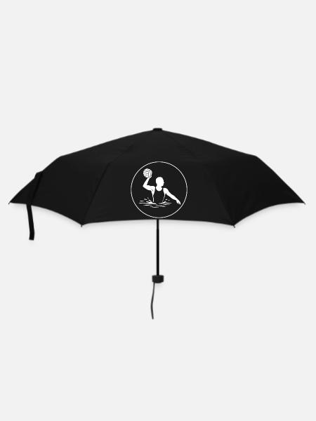 Wasserball Power - Regenschirm (klein) - Schwarz