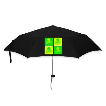 Jellyfish – Minimal Ocean Art - Umbrella (small) - black - Front