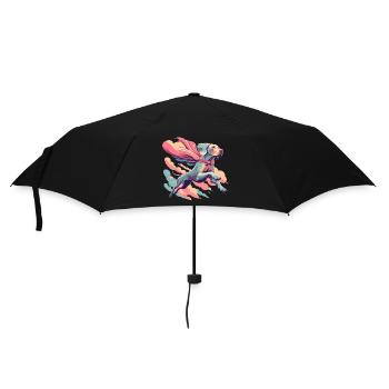 Super chien braque de Weimar Weimi Cape Cape cadeau - Parapluie standard - noir - Devant