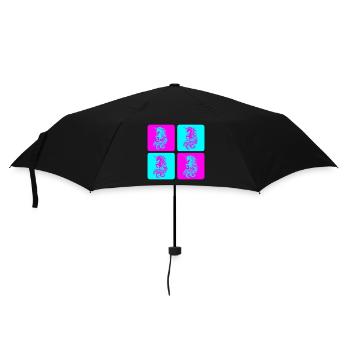Magical Unicorn Pop Art - Umbrella (small) - black - Front