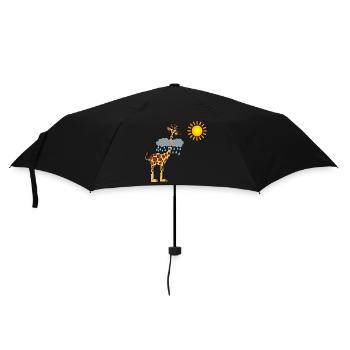 In search of the sun - Umbrella (small) - black - Front
