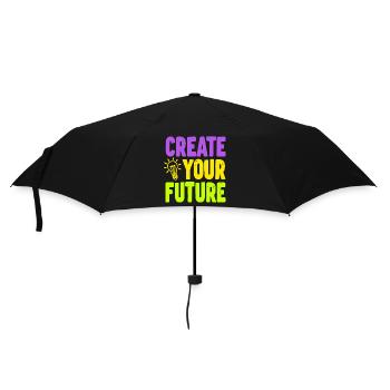 Create Your Future Light Bulb - Umbrella (small) - black - Front