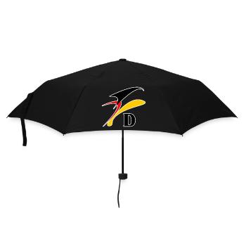 DL9 - Regenschirm (klein) - Schwarz - Vorne