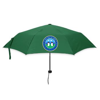 Penguins propose with pebbles - Umbrella (small) - bottlegreen - Front