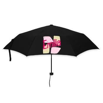 NAME GIFT DAUGHTER GIRL EMILIA - Umbrella (small) - black - Front