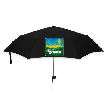 Ruanda – Die grüne Schönheit Afrikas - Regenschirm (klein) - Schwarz - Vorne