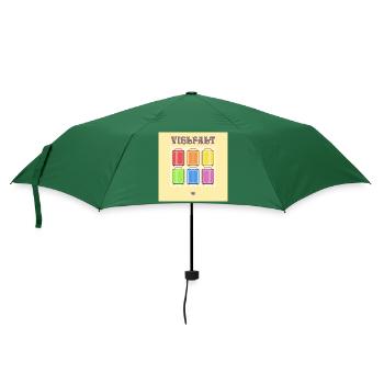 VIELFALT INKLUSION PRIDE KOFFER - Regenschirm (klein) - Flaschengrün - Vorne