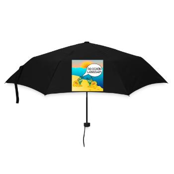 SCHNECKEN SONNENUNTERGANG STRAND - Regenschirm (klein) - Schwarz - Vorne