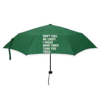 Motivational Resistant Quote - Umbrella (small) - bottlegreen - Front