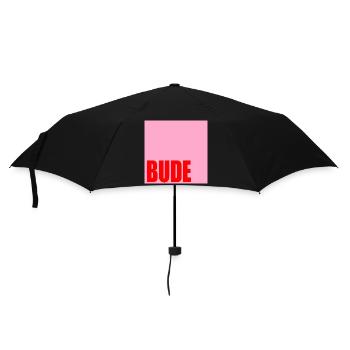 ZUHAUSE WOHNUNG BUDE - Regenschirm (klein) - Schwarz - Vorne