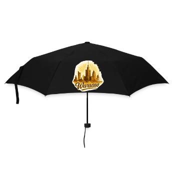 Varsovie Or Warszawa Capitale Pologne Cadeau - Parapluie standard - noir - Devant