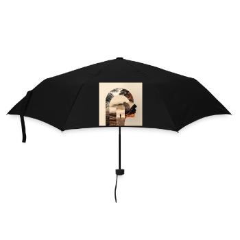Silhouette Nature Counseling Design - Parapluie standard - noir - Devant