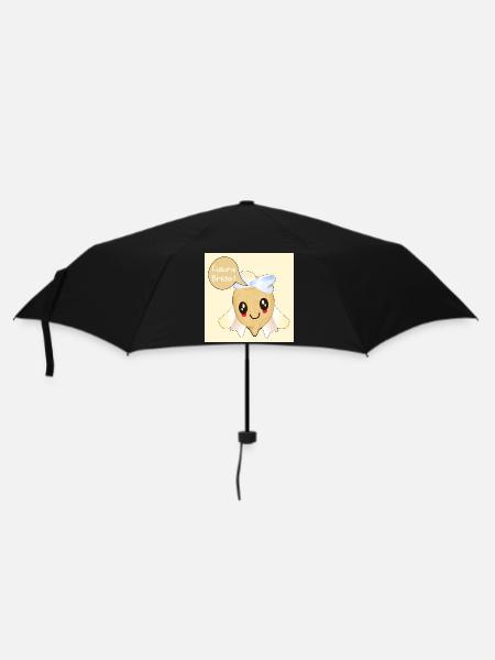 Kawaii Future Bride Kichererbse - Regenschirm (klein) - Schwarz
