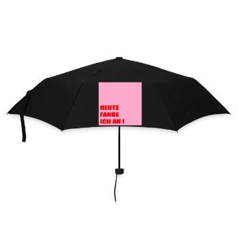 Powerful Motivation Self-Confidence - Umbrella (small) - black - Front